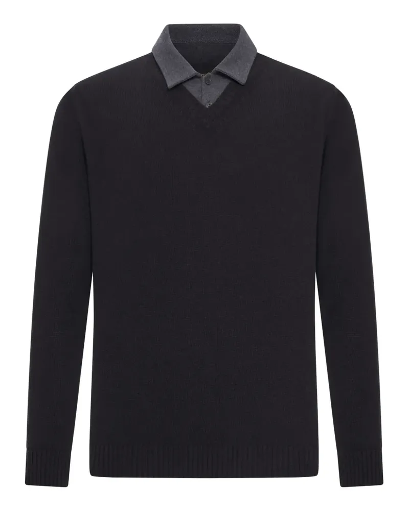 Roberto Collina cotton-piquet polo shirt - Schwarz Schwarz