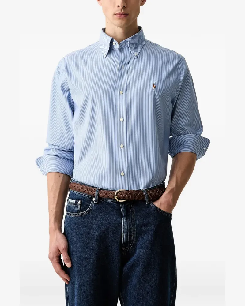 Ralph Lauren Hemd mit Längsstreifen - Blau Blau