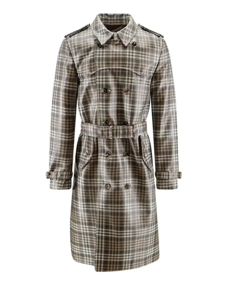 Burberry checked belted coat - Braun Braun