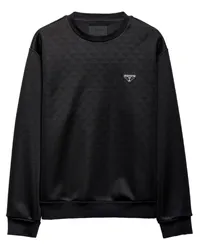 Prada Sweatshirt aus Funktionsstoff Schwarz