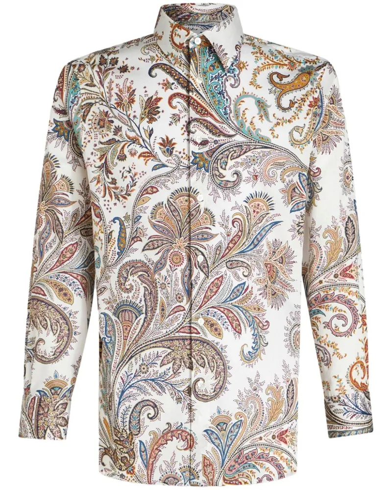 Etro Hemd mit Paisley-Print - Nude Nude
