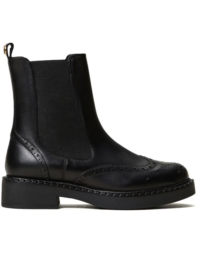 Twin-Set Chelsea-Boots 40mm - Schwarz Schwarz