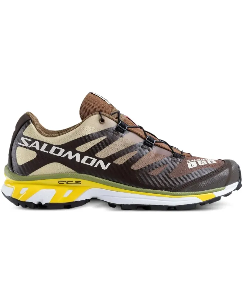 Salomon XT-4 "Toffee/Empire Yellow" Sneakers - Braun Braun