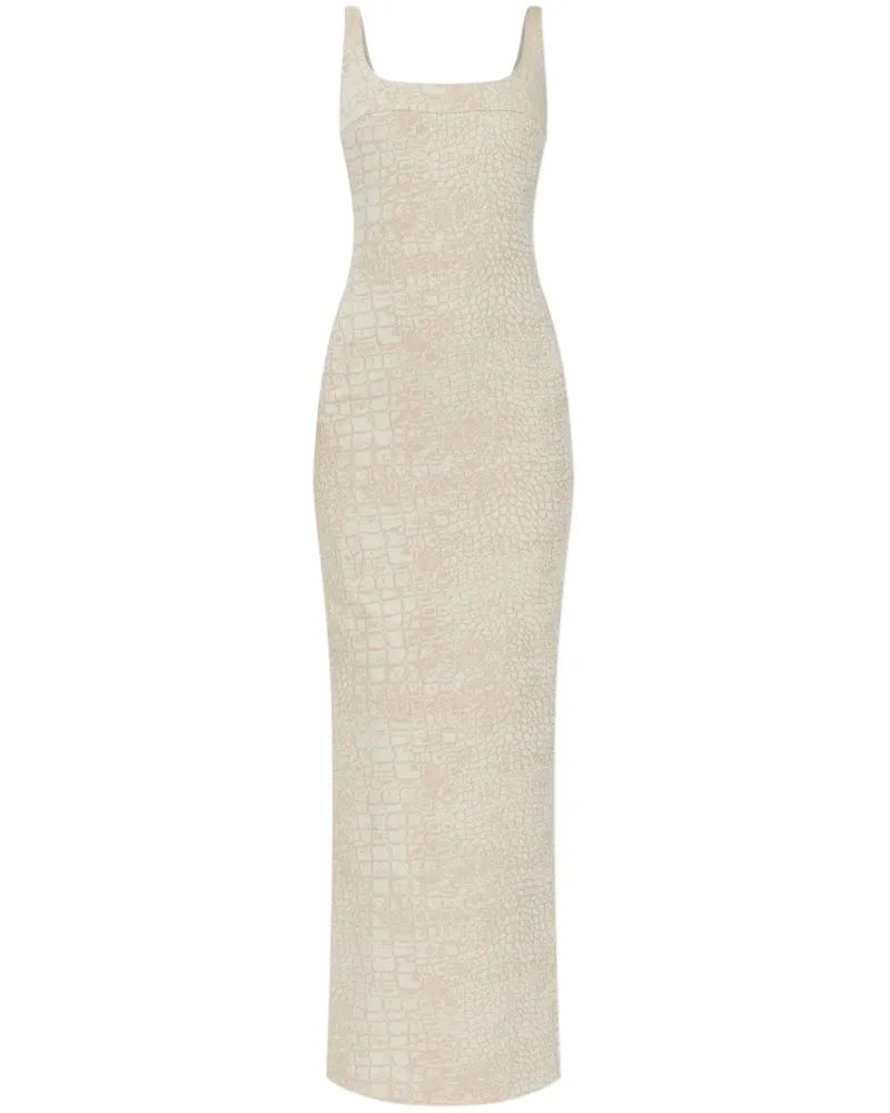 Jacquemus Kleid mit Riemen - Nude Nude