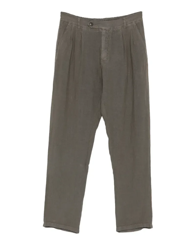 MC2 Saint Barth Havier pleated-front trousers - Grün Grün