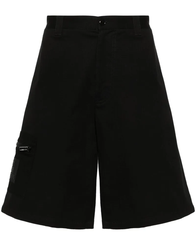 Moschino Badeshorts mit Logo-Applikation - Schwarz Schwarz