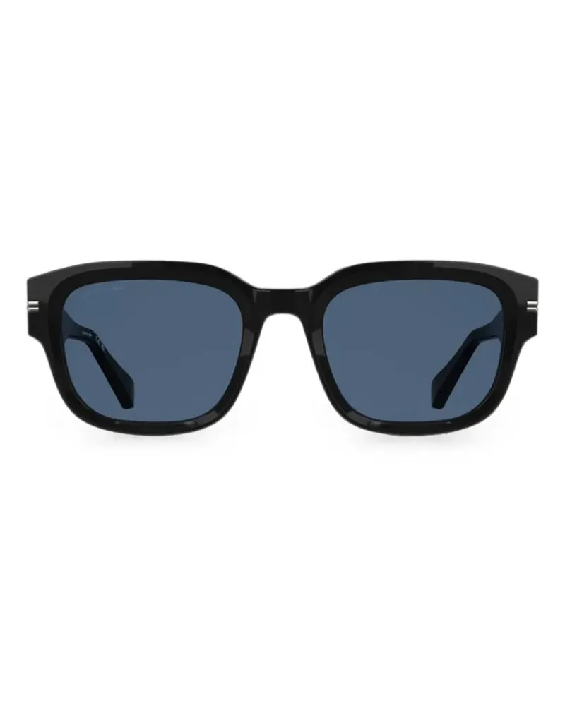 Lacoste Sonnenbrille mit Logo - Schwarz Schwarz