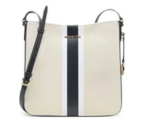 large Jet Set Travel striped shoulder bag - Nude