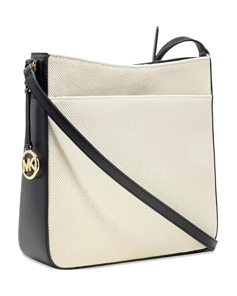 Michael Kors large Jet Set Travel striped shoulder bag - Nude Nude