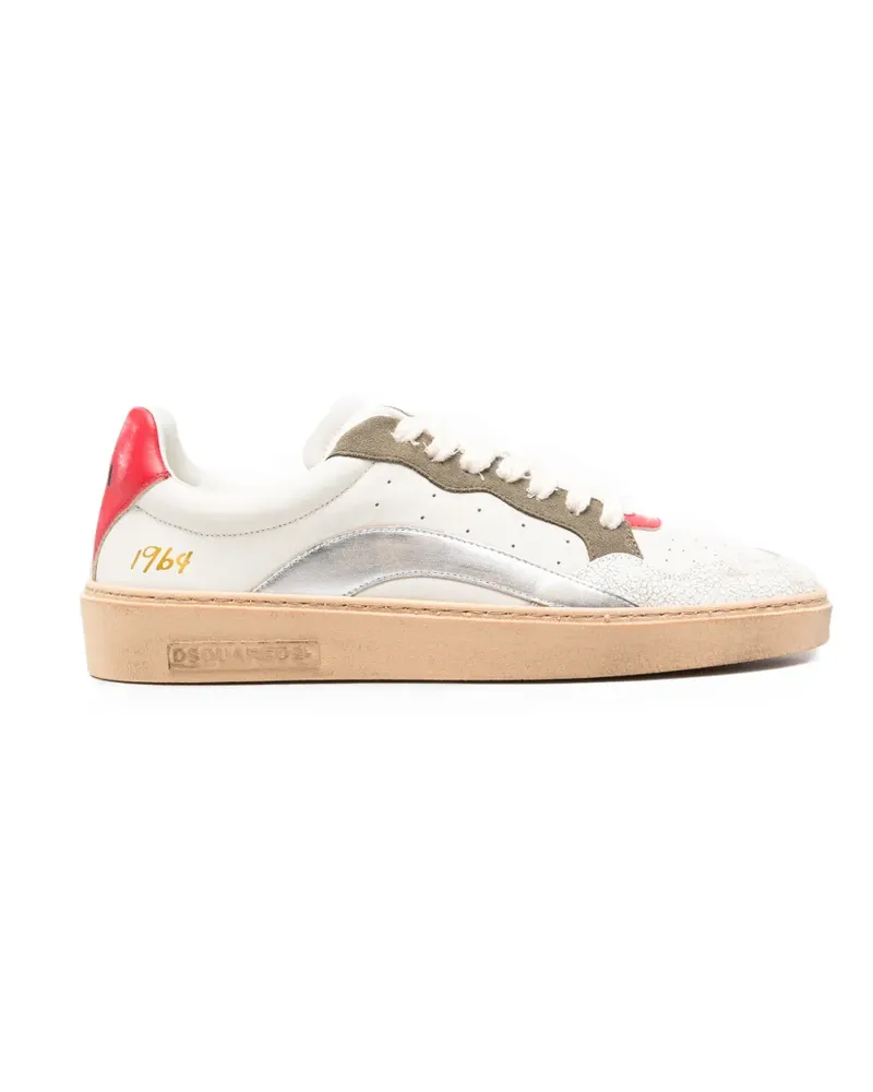 Dsquared2 Sneakers mit Riss-Effekt - Weiß Weiß