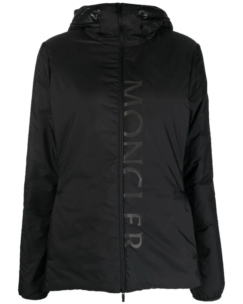 Moncler Daunenjacke mit Kapuze - Schwarz Schwarz