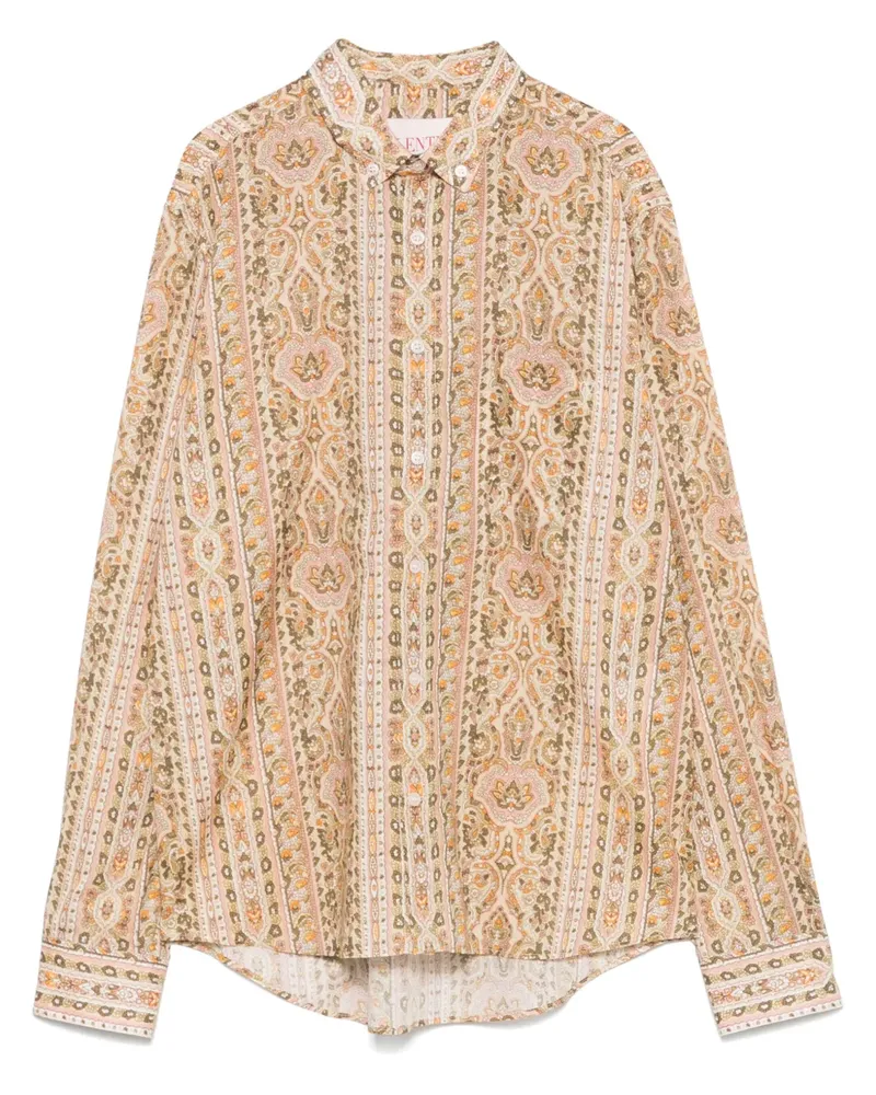 Valentino Garavani Hemd mit Paisleymuster - Nude Nude