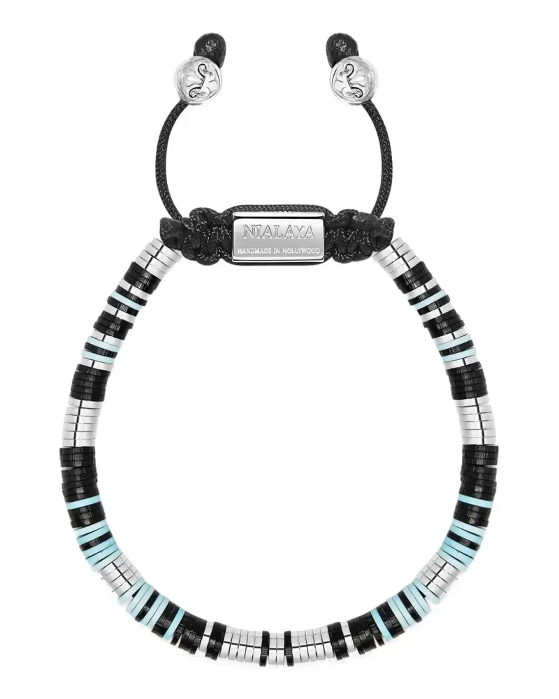 Nialaya Armband mit Perlen - Silber Silber