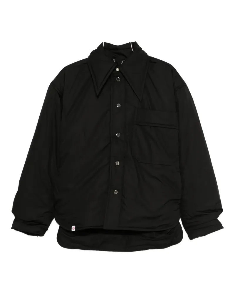 Charles Jeffrey Loverboy padded shirt jacket - Schwarz Schwarz