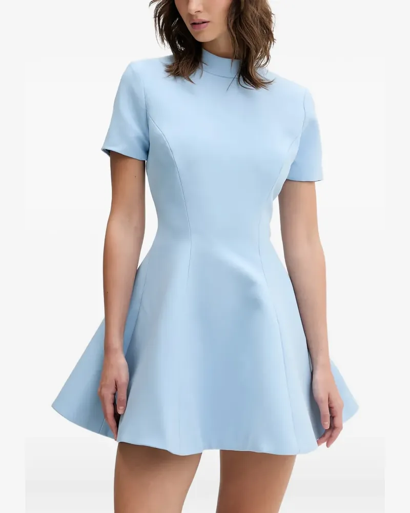 Bardot Kurzärmeliges Minikleid - Blau Blau