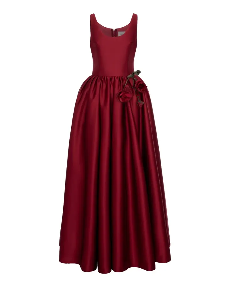Cristina Savulescu The Beloved floral-appliqué gown - Rot Rot