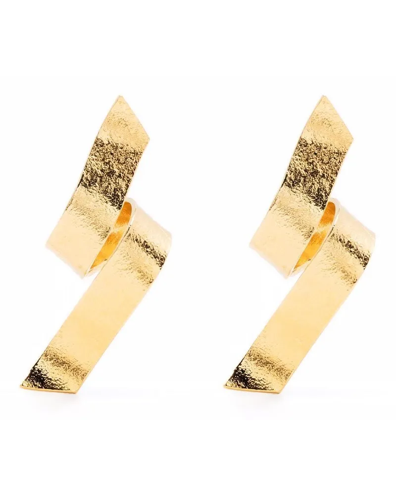 Wouters & Hendrix Swirl Ohrringe - Gold Gold