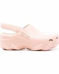 GCDS Slingback-Clogs mit Logo-Prägung Rosa