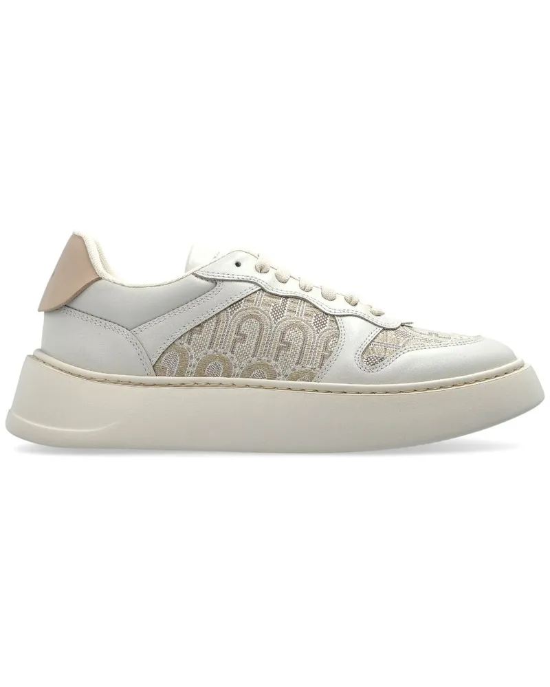 Furla Sneakers mit Logo-Muster - Weiß Weiß