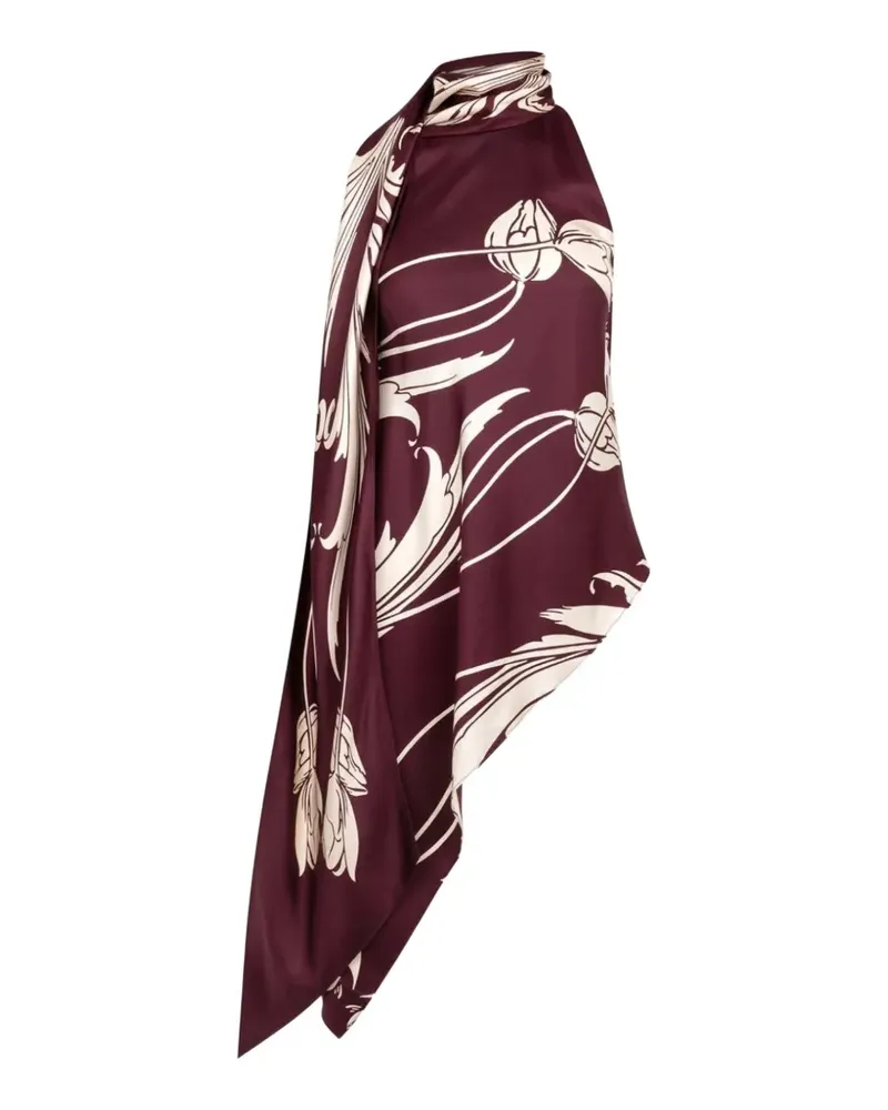 Monse Drapierte Bluse mit Print - Rot Rot