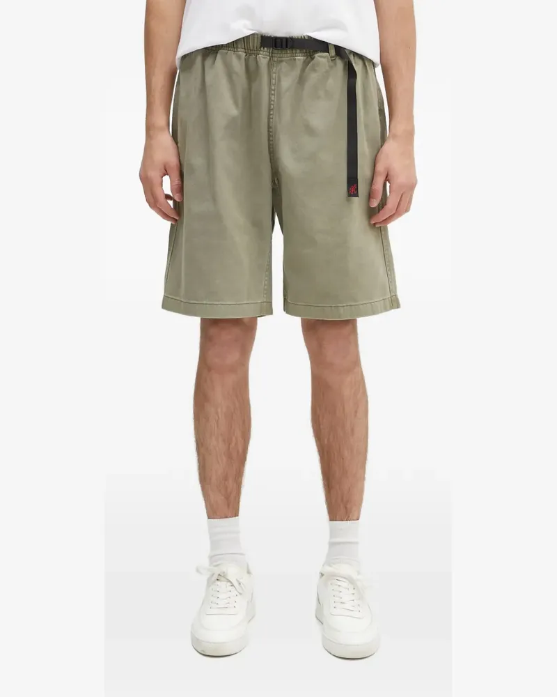 GRAMICCI G-Short Pigment Dyed elasticated belt shorts - Grün Grün