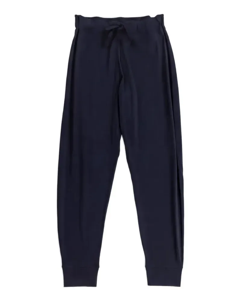 Handvaerk PJ drawstring-waistband pants - Blau Blau