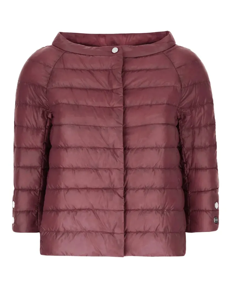 Herno Elsa padded jacket cape - Rot Rot