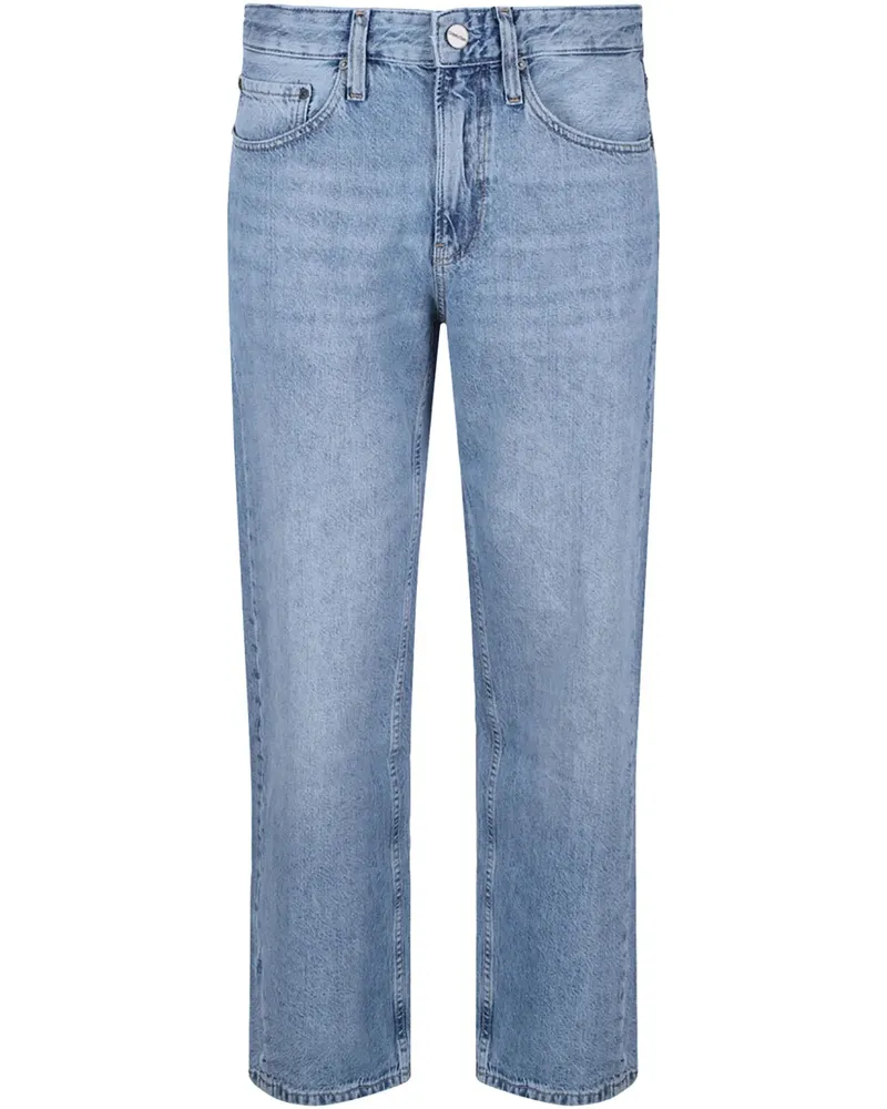 Calvin Klein Klassische Cropped-Jeans - Blau Blau