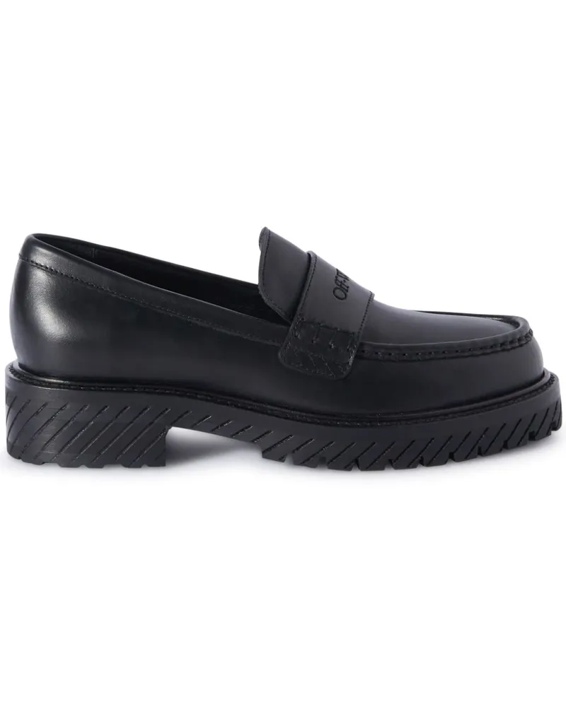 OFF-WHITE Combat Loafer - Schwarz Schwarz