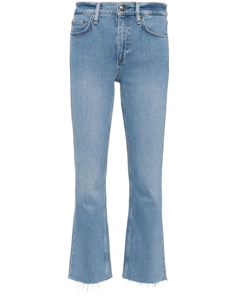 Rag & Bone Peyton Bootcut-Jeans Blau