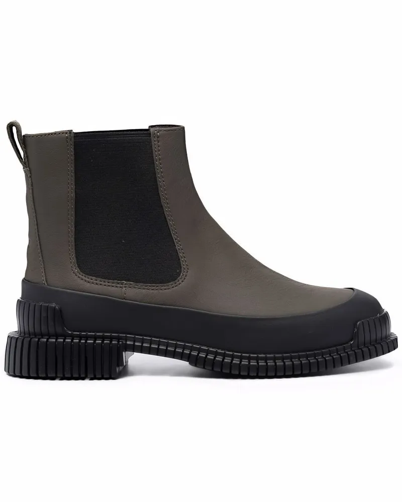 Camper Stiefeletten in Colour-Block-Optik - Grün Grün