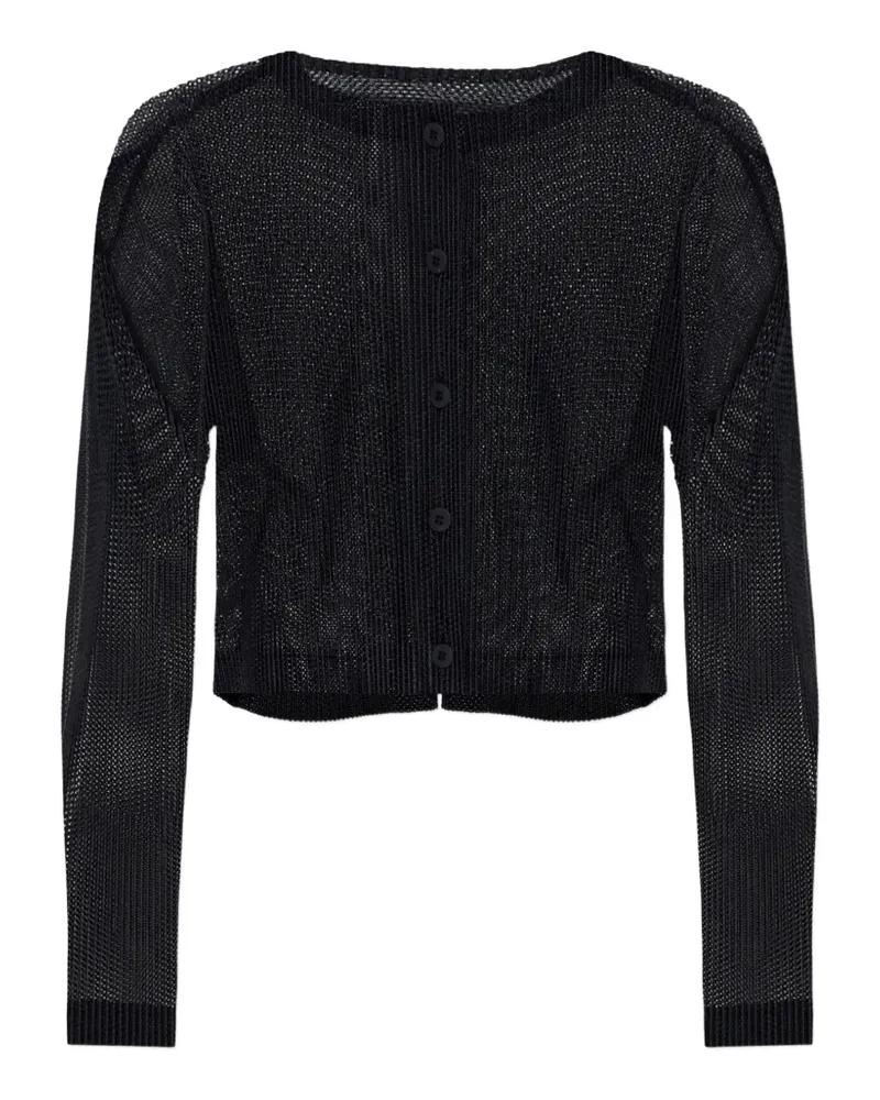 Issey Miyake buttoned cardigan - Schwarz Schwarz