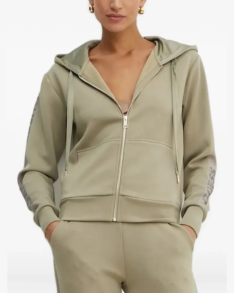 Guess Kapuzenjacke mit Strass - Grün Grün