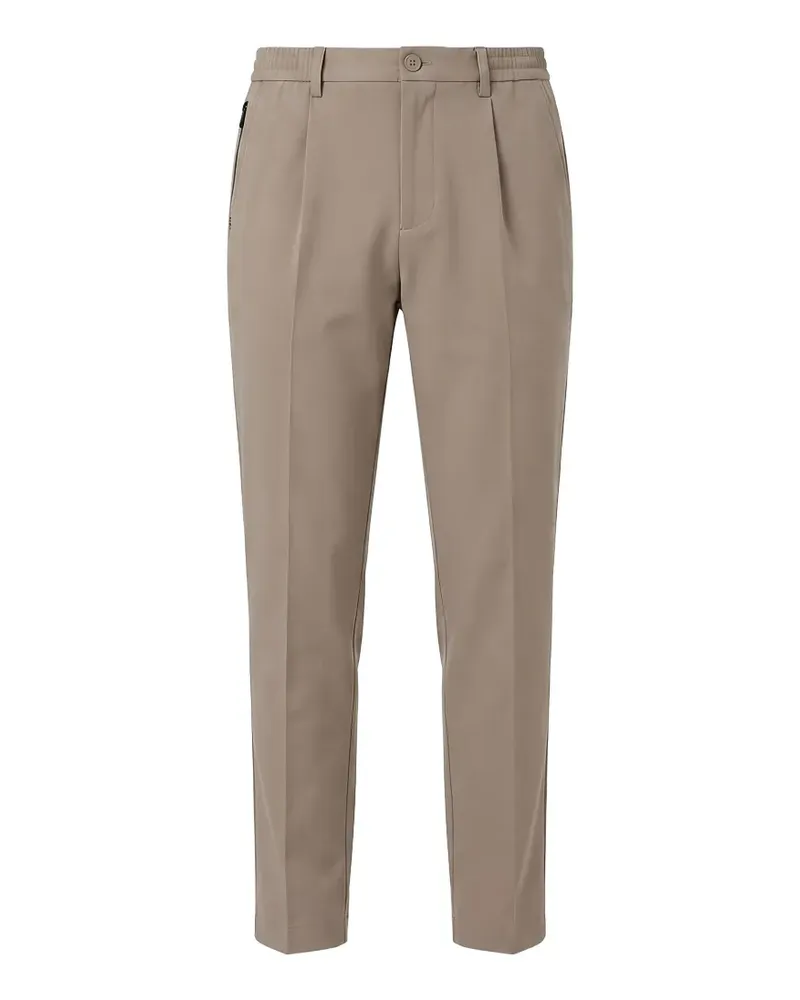 HUGO BOSS Plissierte Tapered-Hose - Nude Nude