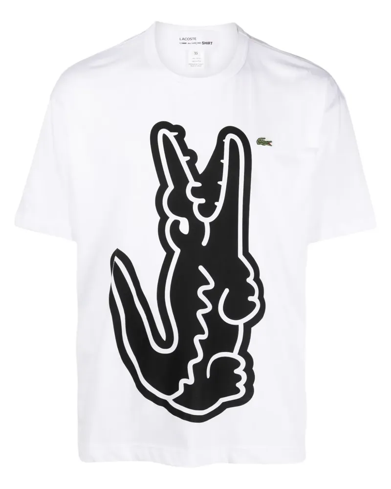 Comme des Garçons T-Shirt mit grafischem Print - Weiß Weiß