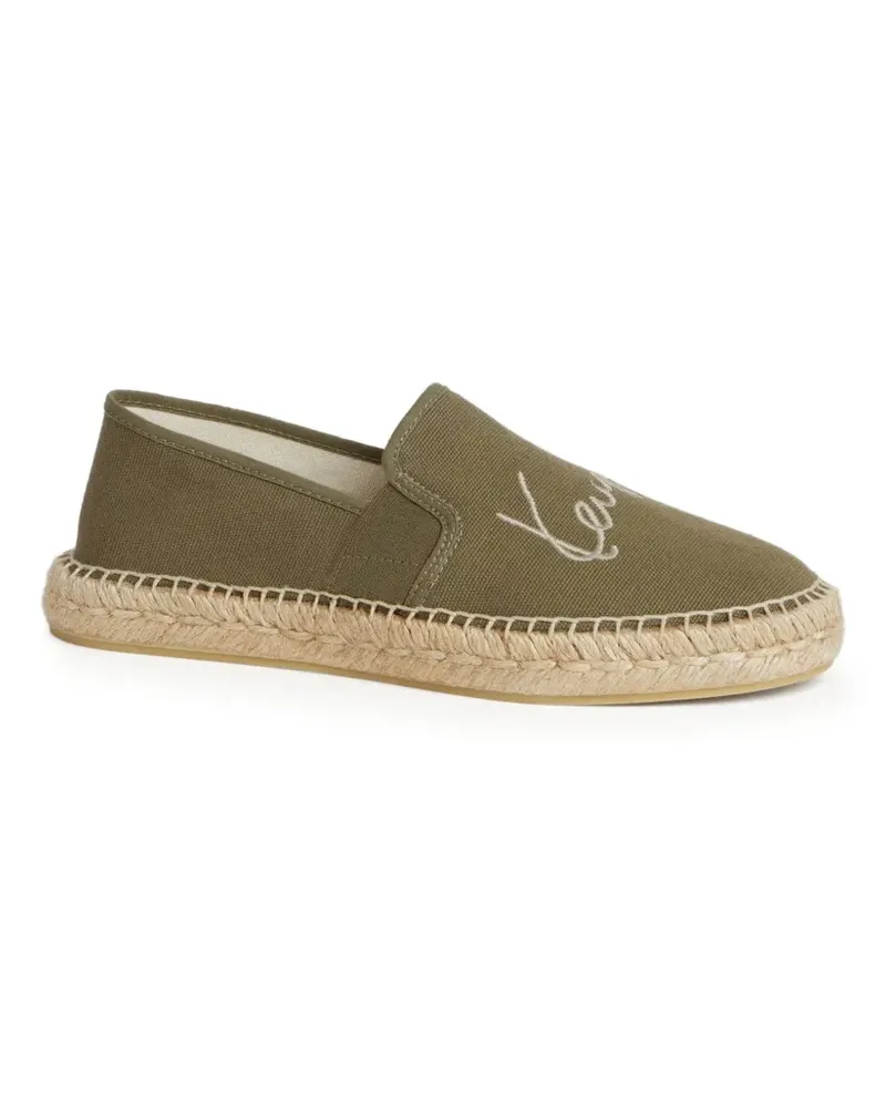 Kenzo Flache Espadrilles - Grün Grün