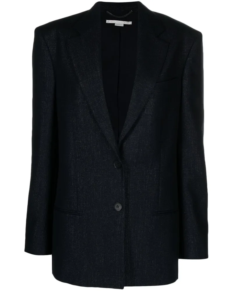 Stella McCartney Einreihiger Blazer - Blau Blau