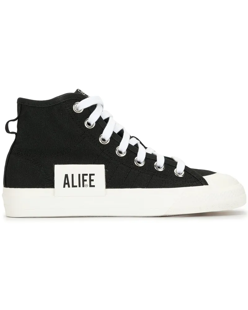 adidas Nizza' High-Top-Sneakers - Schwarz Schwarz