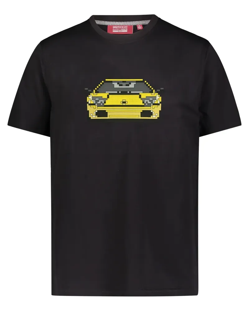 Mostly Heard Rarely Seen T-Shirt aus Baumwolle - Schwarz Schwarz
