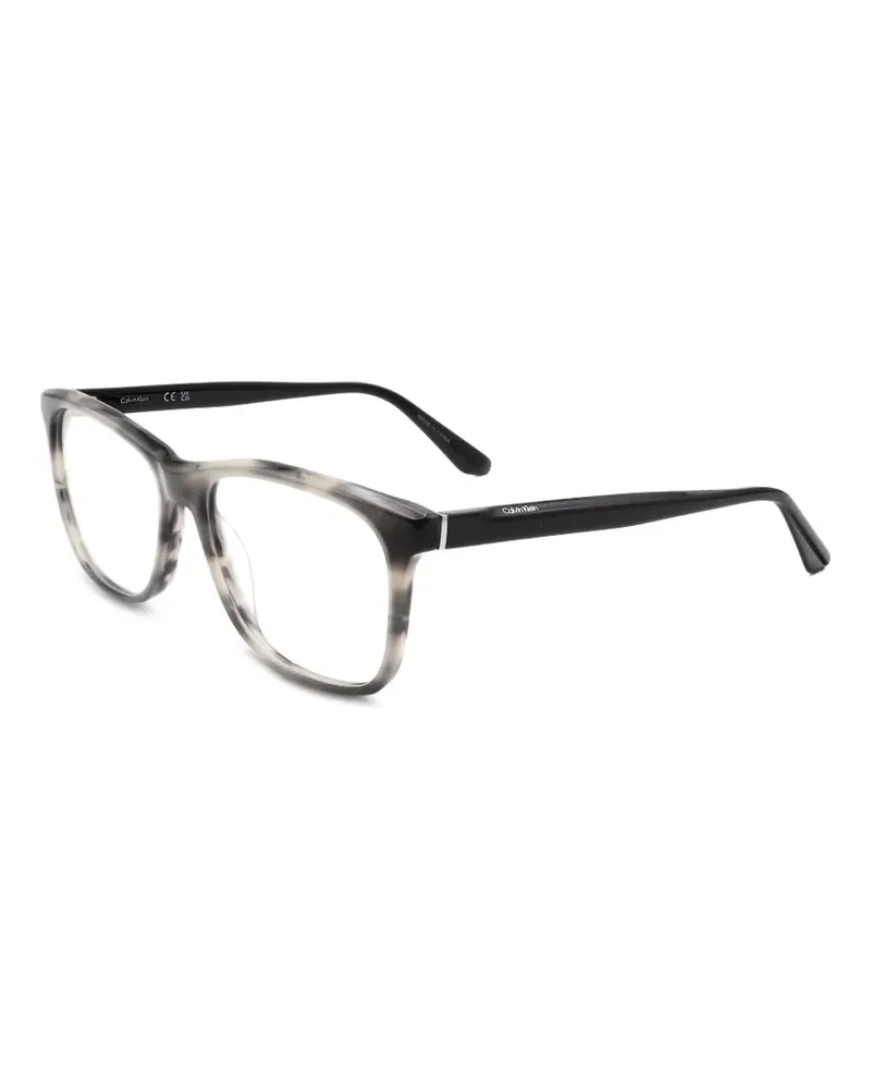 Calvin Klein Brille mit eckigem Gestell - Grau Grau