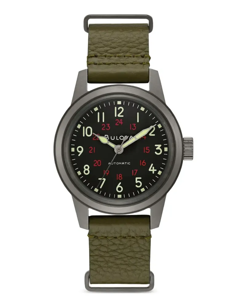 BULOVA Hack 38mm watch - Schwarz Schwarz