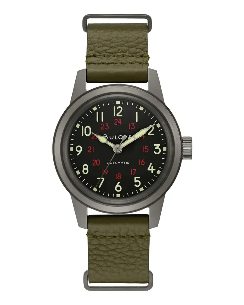 BULOVA Hack 38mm watch - Schwarz Schwarz