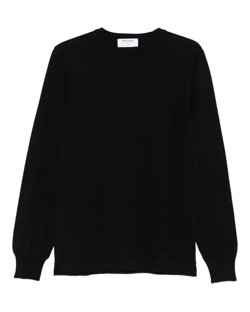 Gran Sasso Pullover mit Rundhalsausschnitt - Schwarz Schwarz