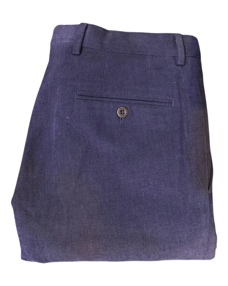Brioni Hose mit geknöpfter Tasche - Blau Blau
