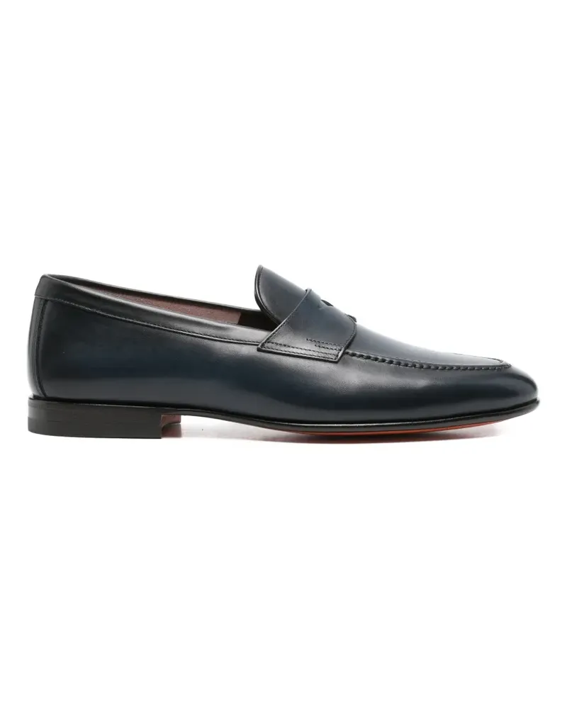Santoni Carlos penny loafers - Blau Blau