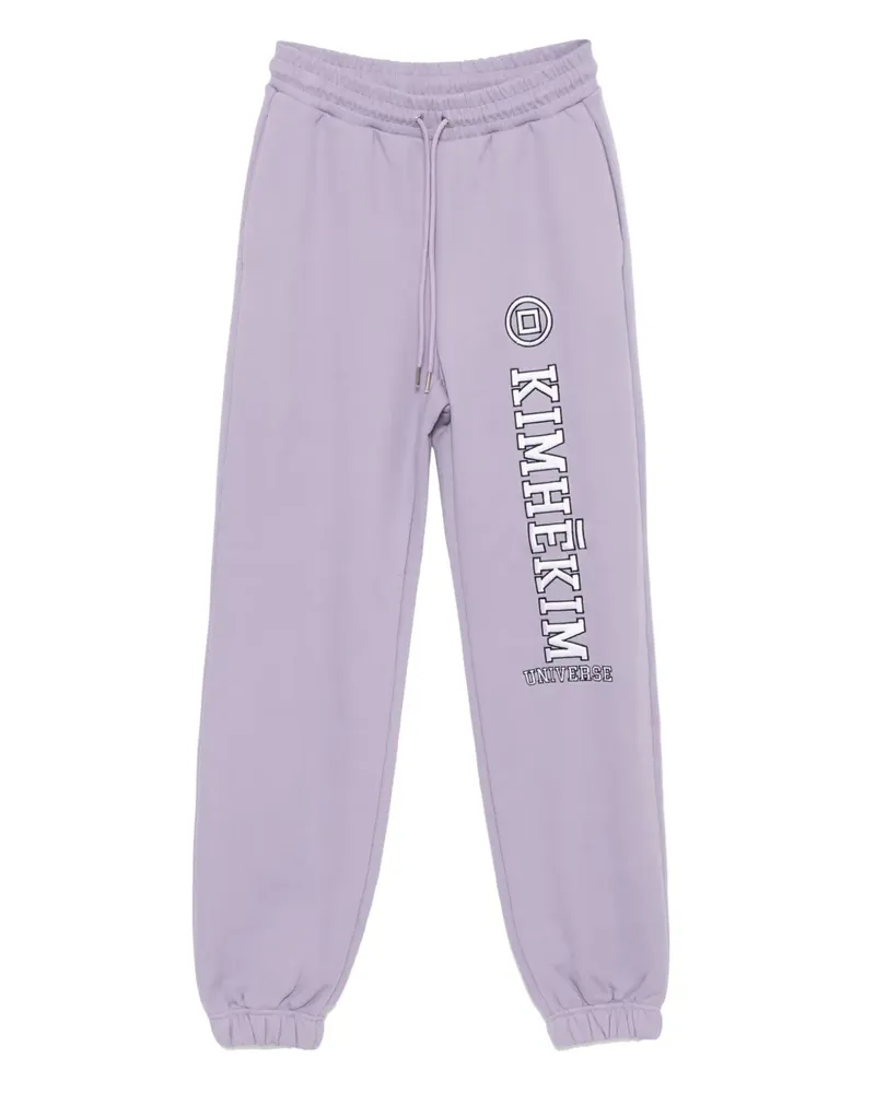 KIMHEKIM logo-appliqué track pants - Violett Violett