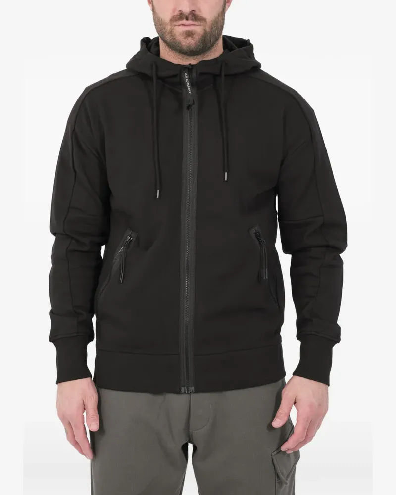 C.P. Company hooded zip jacket - Schwarz Schwarz