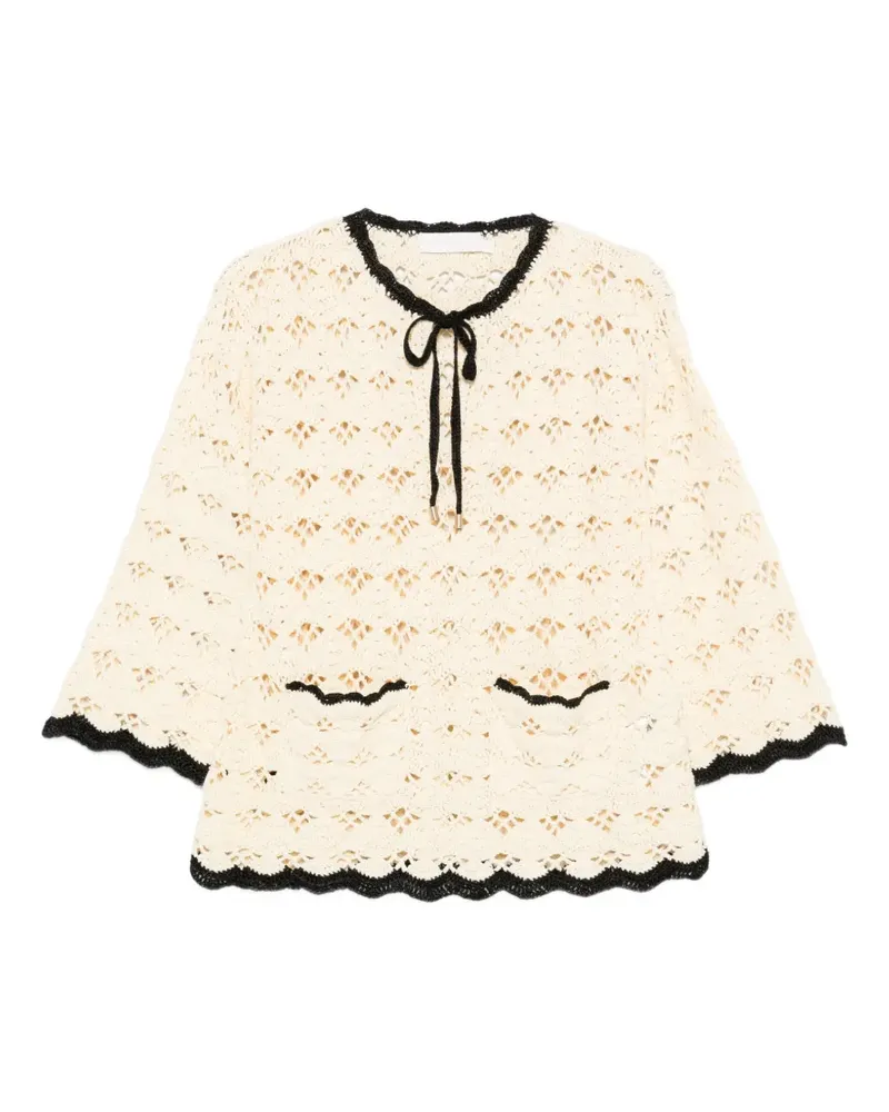 Zimmermann Aster tunic - Nude Nude