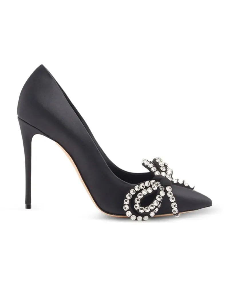 Casadei Judith Julia crystal-embellished pumps - Schwarz Schwarz