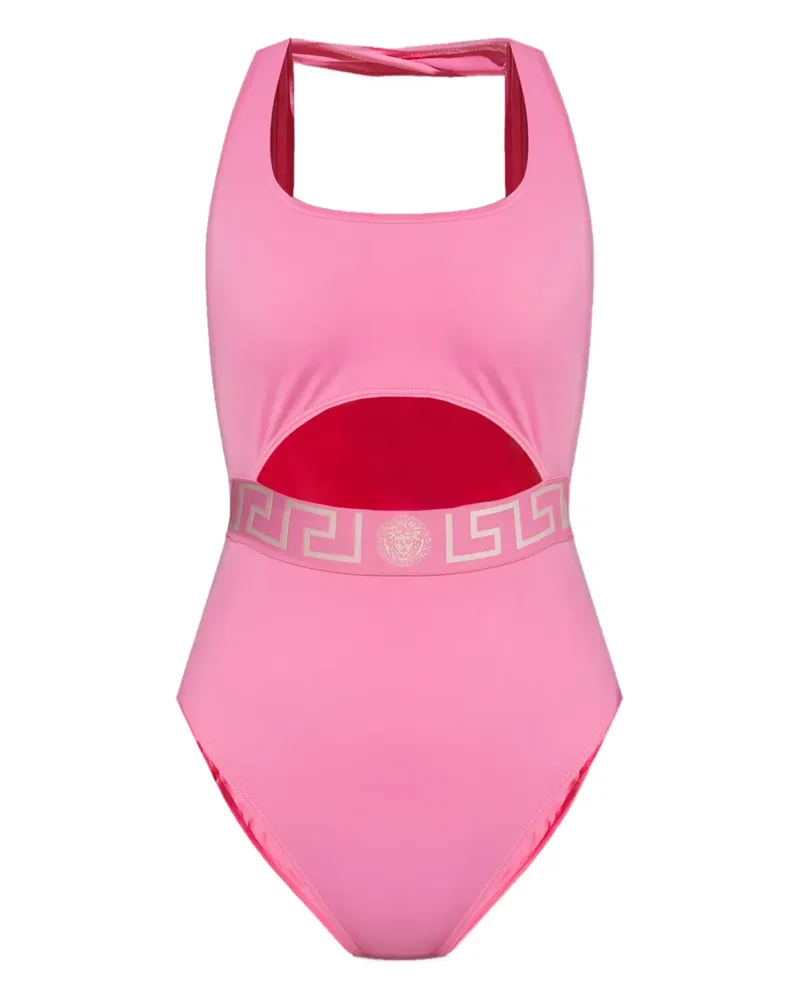 Versace Badeanzug mit Cut-Out - Rosa Rosa